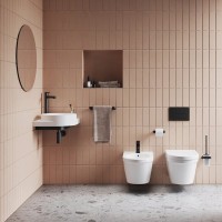 Кнопка смыва для унитаза Ravak Uni Slim пластик, цвет черный