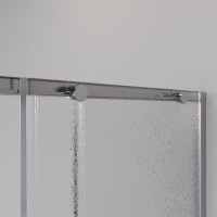 Душевой уголок Niagara Nova NG-3622-34 80x80, профиль хром, стекло шиншилла