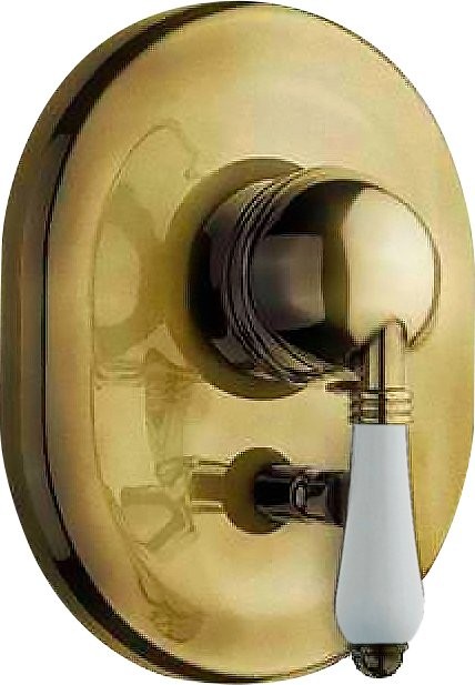 Встраиваемый смеситель для душа и ванны Nicolazzi Signal 3460BZ76 С ВНУТРЕННЕЙ ЧАСТЬЮ, бронза