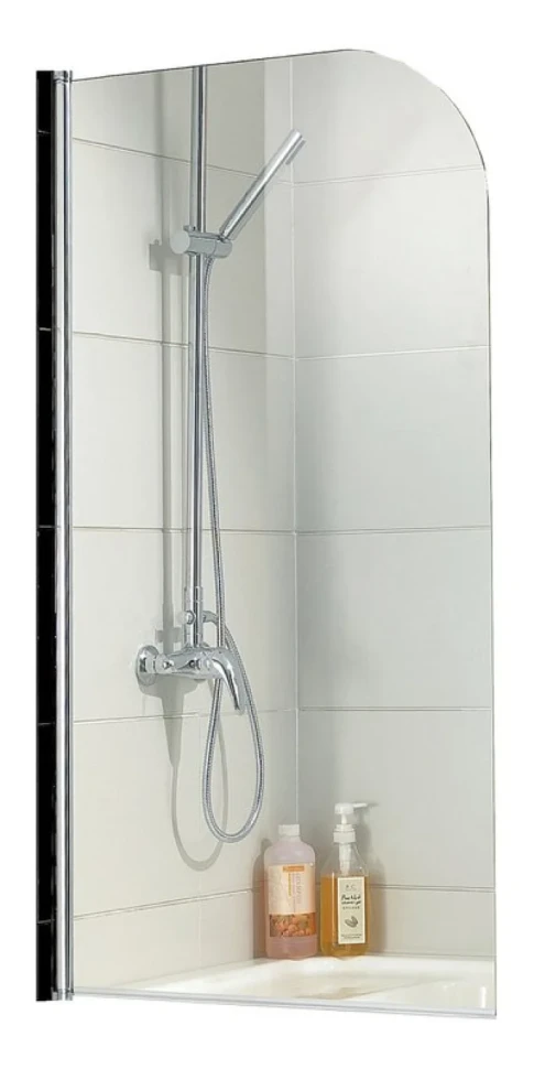 Шторка на ванну Azario MERRIT AZ-NF6211,70 см, профиль черный