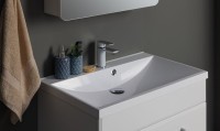 Мебель для ванной комнаты Aquanet Лукка 75 белая глянцевая