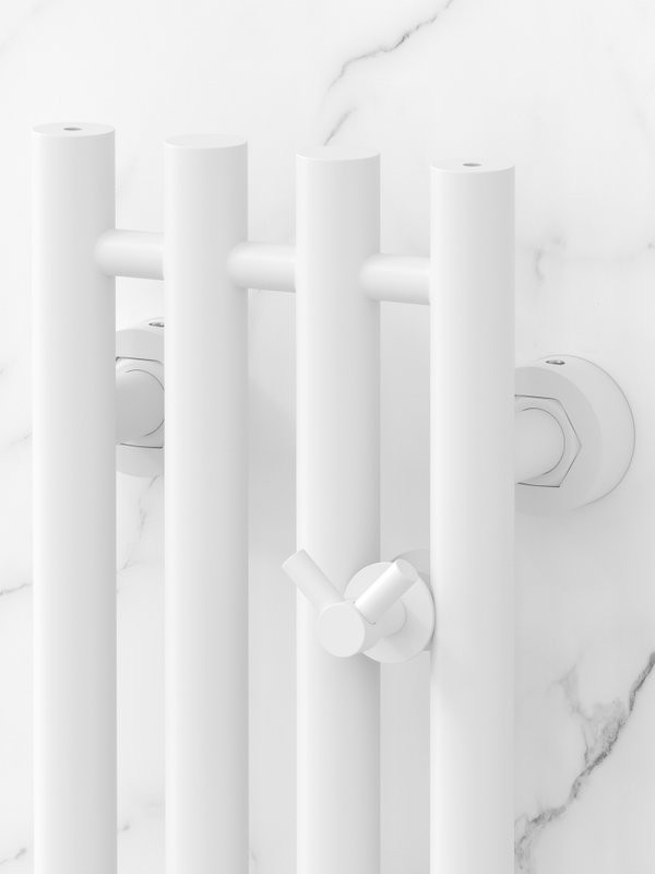 Полотенцесушитель водяной Сунержа Кантата Pro 30-0446-1515 150x20 см, матовый белый, I-образный