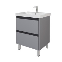 Тумба под раковину без столешницы Dreja Luxury Plus 80 серый базальт Тумба под раковину без столешницы Dreja Luxury Plus 80 серый базальт