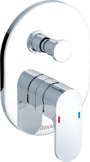 Встраиваемый смеситель для душа и ванны Ravak Chrome CR 065.00