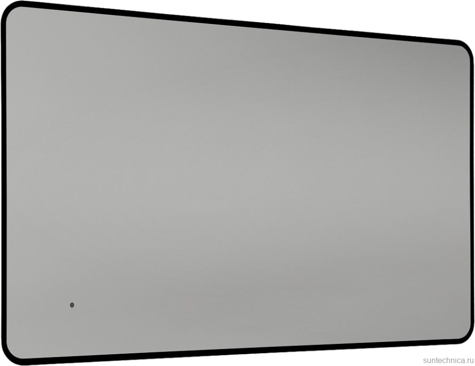Зеркало Art&Max Siena S 60х100 черное, с LED-подсветкой, 6000К