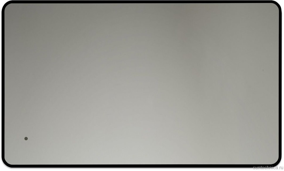 Зеркало Art&Max Siena S 60х100 черное, с LED-подсветкой, 6000К