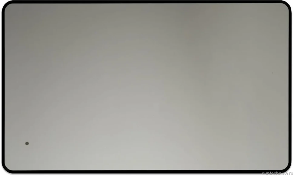 Зеркало Art&Max Siena S 60х100 черное, с LED-подсветкой, 6000К