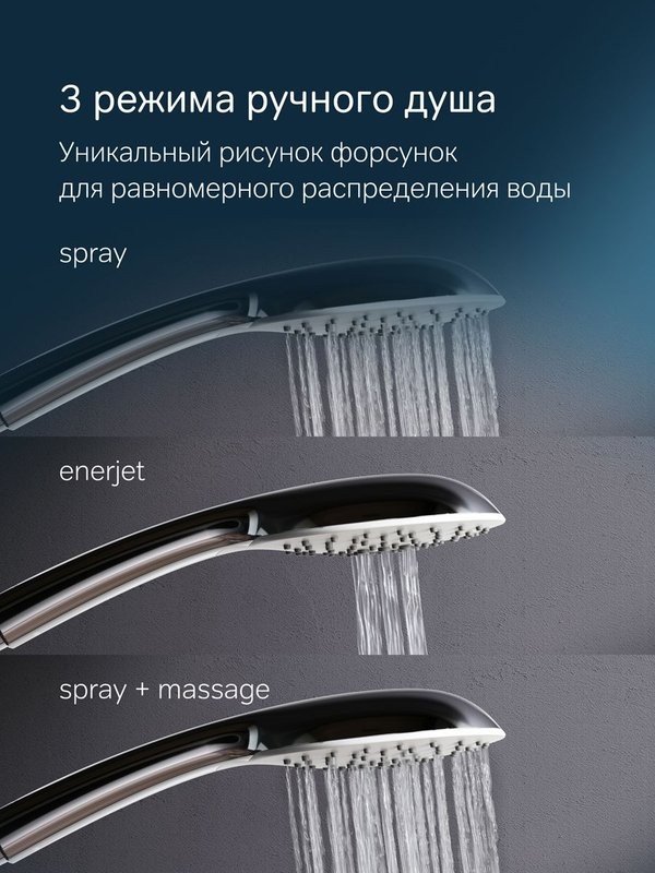 Душевая стойка AM.PM Spirit V2.0 F0770A400 с термостатом