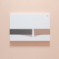Кнопка смыва IDDIS Unifix UNI06WCi77 006, белая/хром