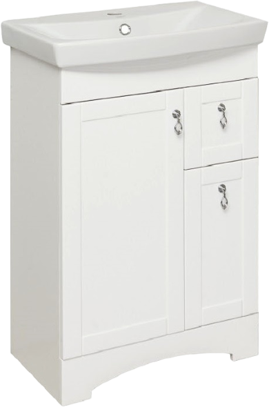 Тумба с раковиной Runo Мерида 55