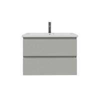 Тумба с раковиной SanStar Riana 80 подвесная, grey, раковина Como 80