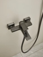 Смеситель для ванны с душем Haiba HB60726-3 оружейная сталь