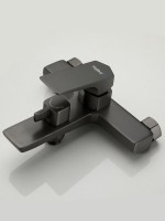 Смеситель для ванны с душем Haiba HB60726-3 оружейная сталь