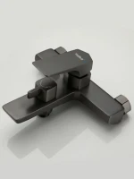 Смеситель для ванны с душем Haiba HB60726-3 оружейная сталь