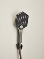 Смеситель для ванны с душем Haiba HB60726-3 оружейная сталь