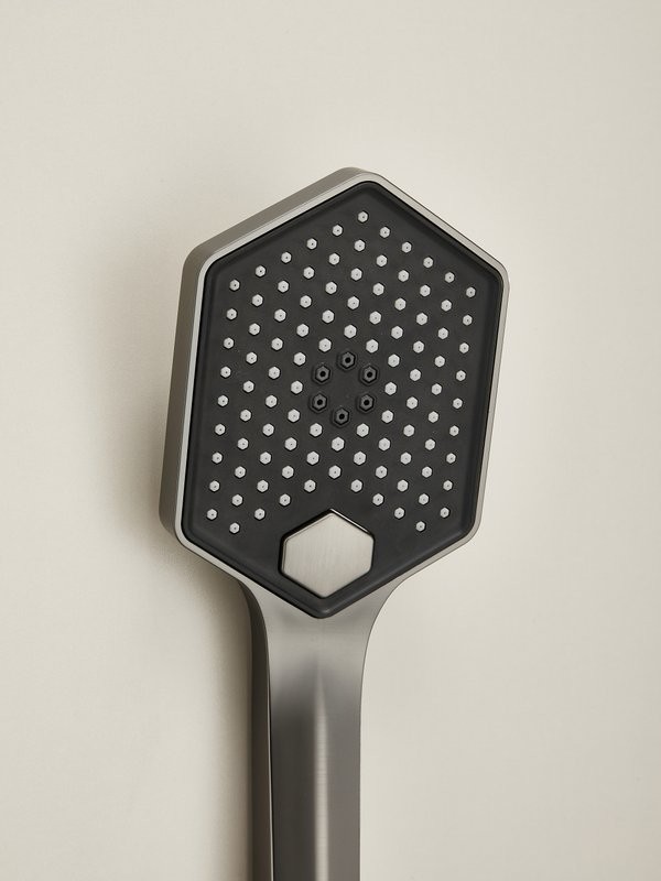 Смеситель для ванны с душем Haiba HB60726-3 оружейная сталь