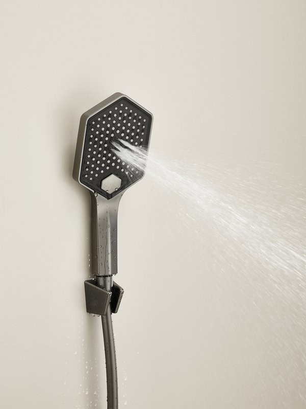 Смеситель для ванны с душем Haiba HB60726-3 оружейная сталь