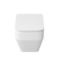 Унитаз подвесной Grossman GR-4410SQ с микролифтом, белый глянец