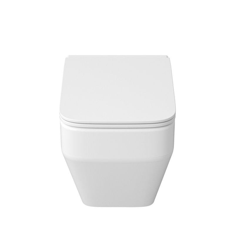 Унитаз подвесной Grossman GR-4410SQ с микролифтом, белый глянец