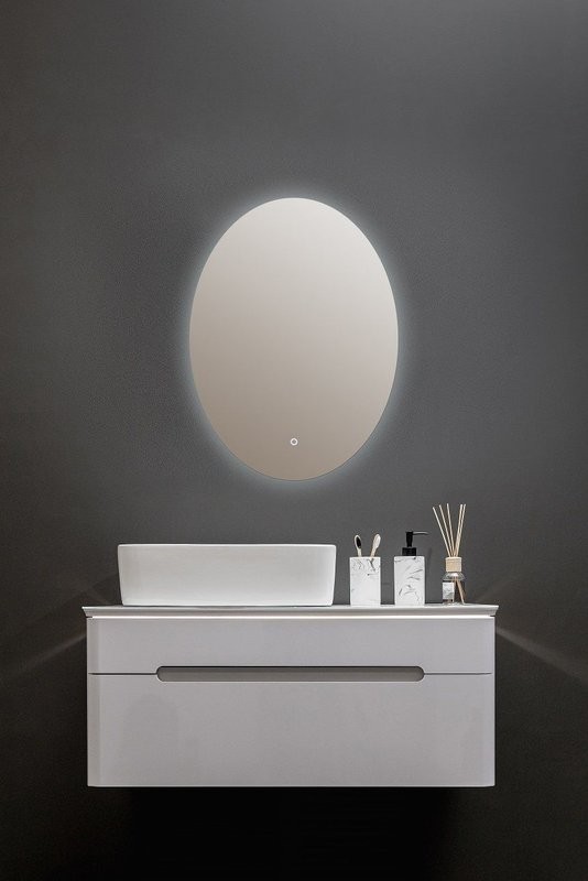 Зеркало Art&Max Сarrara 57х77 с LED-подсветкой, 6000К