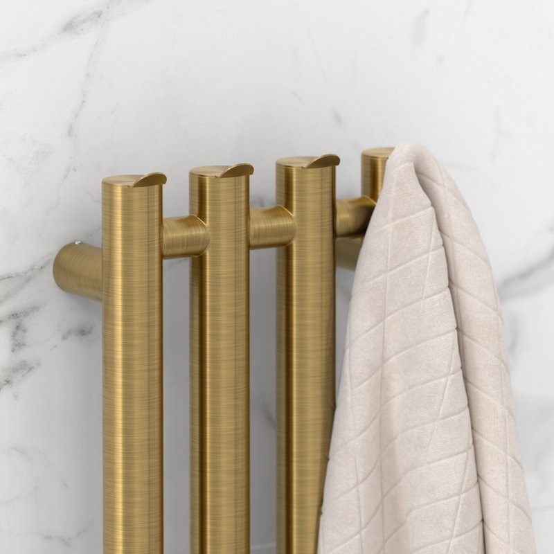 Полотенцесушитель электрический Сунержа Кантата 4.0 051-0885-1559 150x20 см, подключение справа, скрытое подключение справа, состаренная латунь, I-образный