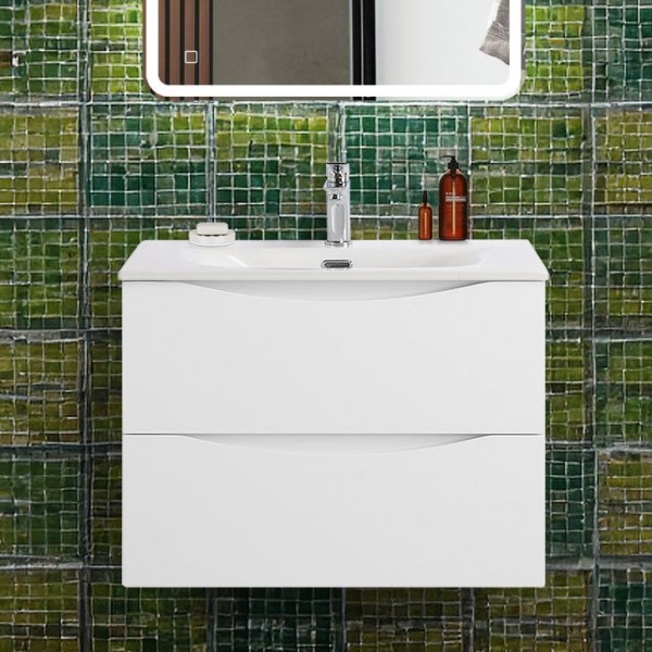 Тумба под раковину BelBagno Marino-cer-n 70 подвесная, bianco opaco