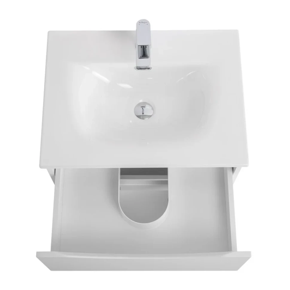Тумба под раковину BelBagno Marino-cer-n 70 подвесная, bianco opaco