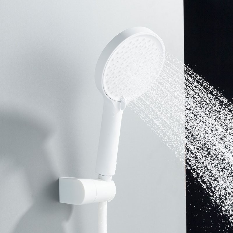 Смеситель для душа с лейкой Shevanik S4716C, белый