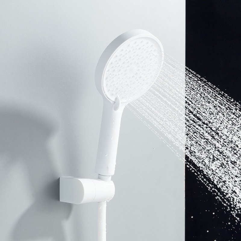 Смеситель для душа с лейкой Shevanik S4716C, белый