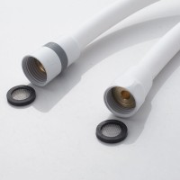 Смеситель для душа с лейкой Shevanik S4716C, белый