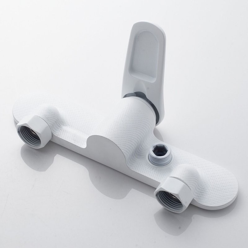 Смеситель для душа с лейкой Shevanik S4716C, белый