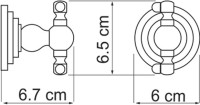 Крючок Wasserkraft Ammer K-7023D