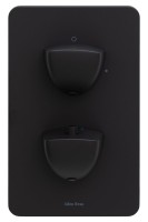 Термостатический смеситель встраиваемый Allen Brau Infinity 5.21116-31 С ВНУТРЕННЕЙ ЧАСТЬЮ, матовый черный
