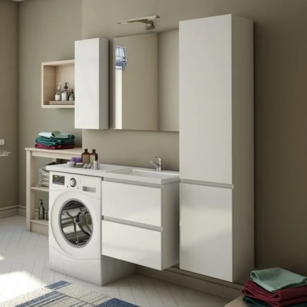 Мебель для ванной комнаты Эстет Dallas Luxe 130 подвесная, 2 ящика R