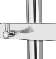 Полотенцесушитель водяной Secado Понтида 1 КСП 80x60 см, хром, лесенка, с полкой