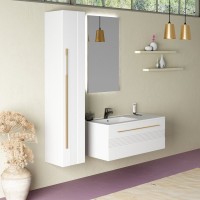 Мебель для ванной комнаты Sanvit Соната 1-100 L белая