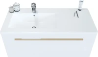 Мебель для ванной комнаты Sanvit Соната 1-100 L белая Мебель для ванной комнаты Sanvit Соната 1-100 L белая