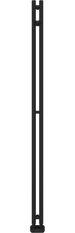 Полотенцесушитель водяной Сунержа Нюанс EU50+ 155х5 черный матовый