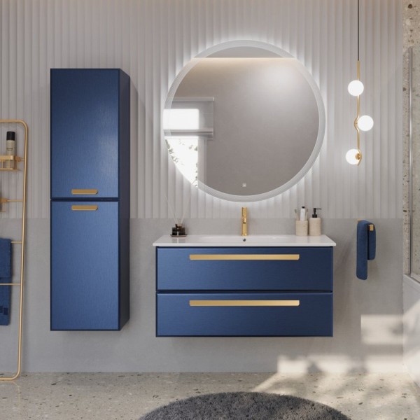 Мебель для ванной комнаты Cezares Eco Cer 100 ручки сатиновое золото, sapfiro