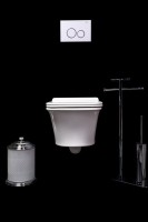 Унитаз подвесной Boheme Mirage глянец белый