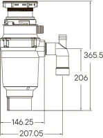 Измельчитель отходов Paulmark Intenso I-400