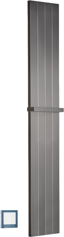 Полотенцесушитель электрический Boheme Flat 725-GM 150х25, антрацит