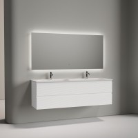 Тумба с раковиной Sancos Folk 160 подвесная, bianco, раковина CN7023