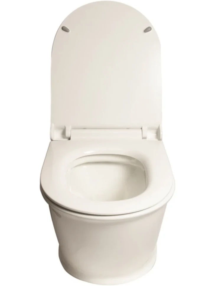 Унитаз подвесной SantiLine SL-5009 безободковый, с микролифтом
