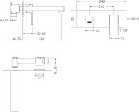 Смеситель для раковины Timo Selene 2071/03SM С ВНУТРЕННЕЙ ЧАСТЬЮ