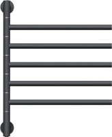 Полотенцесушитель электрический Bauedge Nimb Turning AF0033 50x62,2 темно-серый металлик
