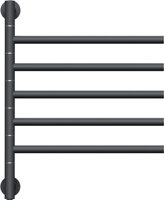 Полотенцесушитель электрический Bauedge Nimb Turning AF0033 50x62,2 темно-серый металлик