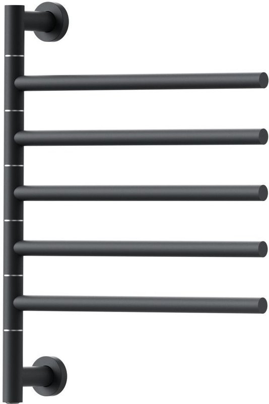 Полотенцесушитель электрический Bauedge Nimb Turning AF0033 50x62,2 темно-серый металлик