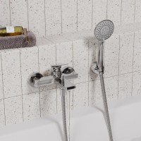 Смеситель для ванны с душем Wasserkraft Lopau 3201 хром