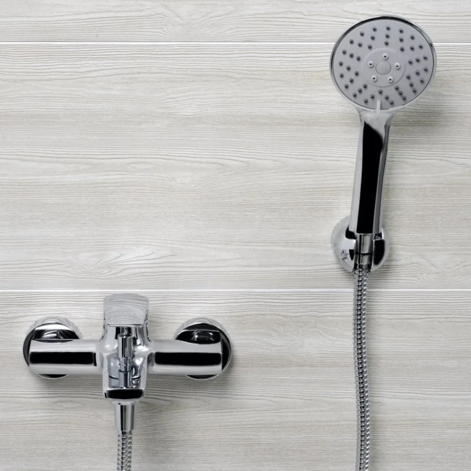 Смеситель для ванны с душем Wasserkraft Lopau 3201 хром